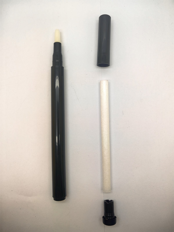 New Arrival Empty  Cotton-core type FLOCKED FIBER nib  Not prone to shedding hair Lip gloss brush  lipgloss packaging liptint packaging